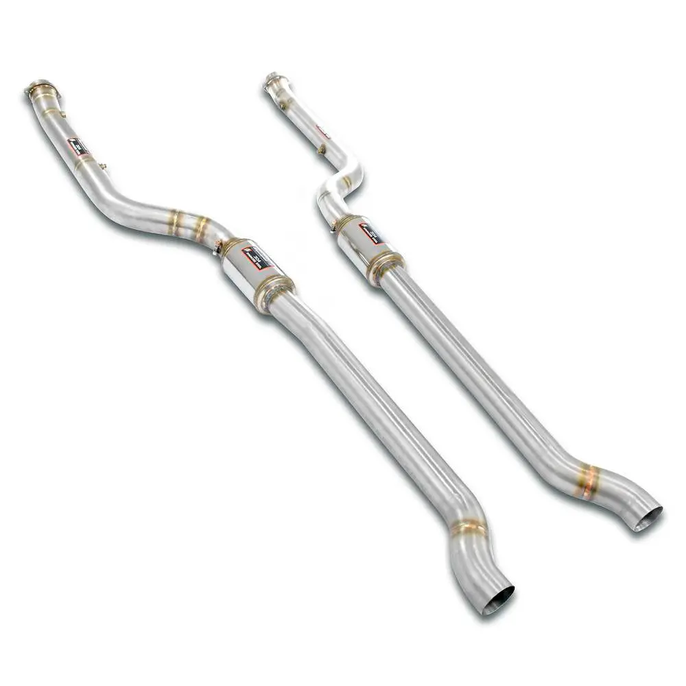 Supersprint G90 / G99 M5 Front Center Exhaust Pipe Set - Resonated 1