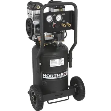 53009 Portable Quiet Electric Air Compressor, 1.5 Hp, 8-Gallon, 4 Cfm @ 90 Psi Northstar 1