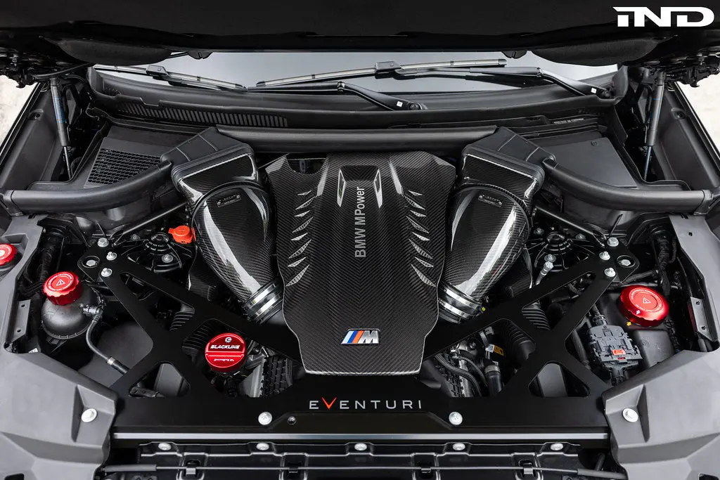Eventuri Bmw F9x X5m / X6m / G09 Xm / M60i Black Carbon Intake System 1