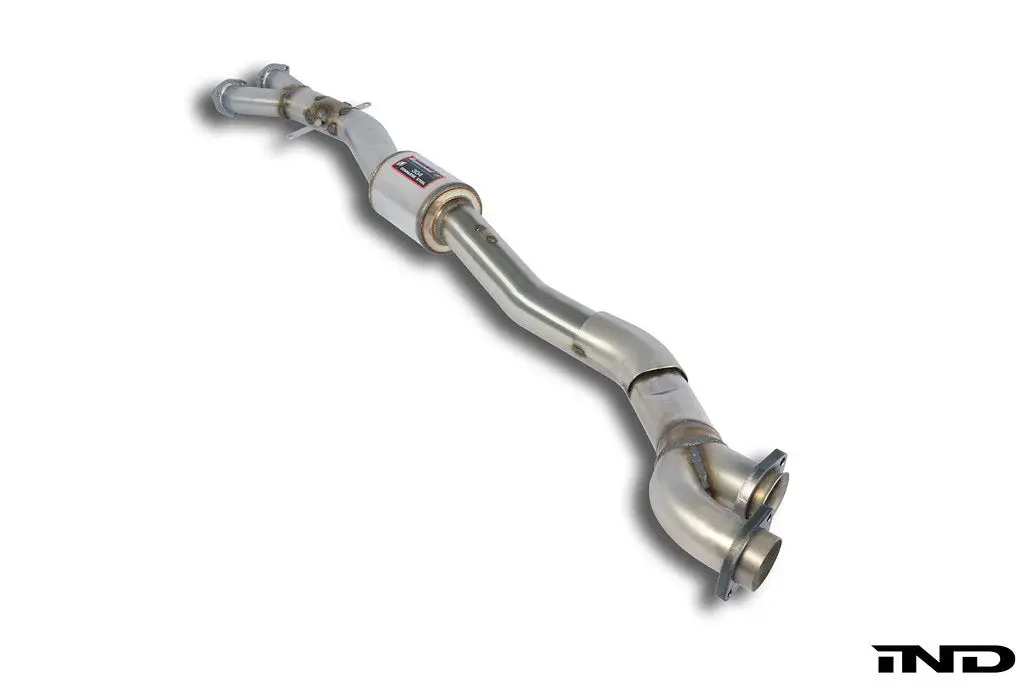 Supersprint E46 M3 Stainless Center X-Pipe - Resonated 1