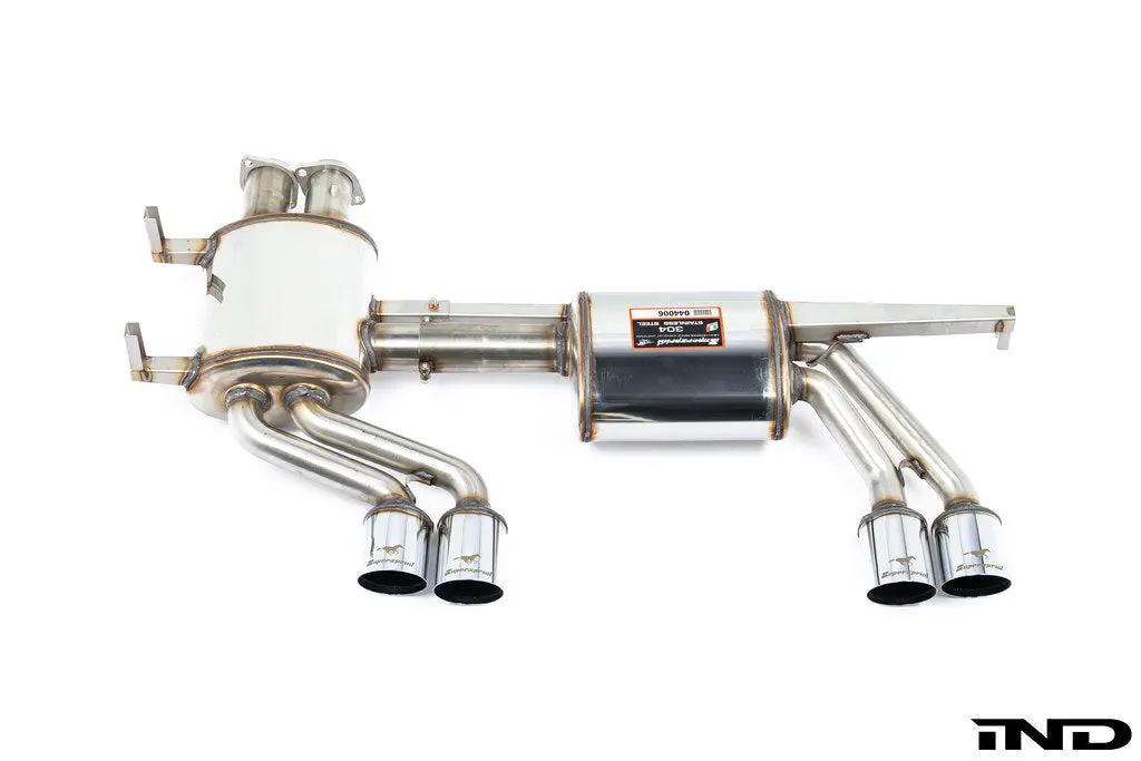 Supersprint E46 M3 Stainless Rear Exhaust - Race 1