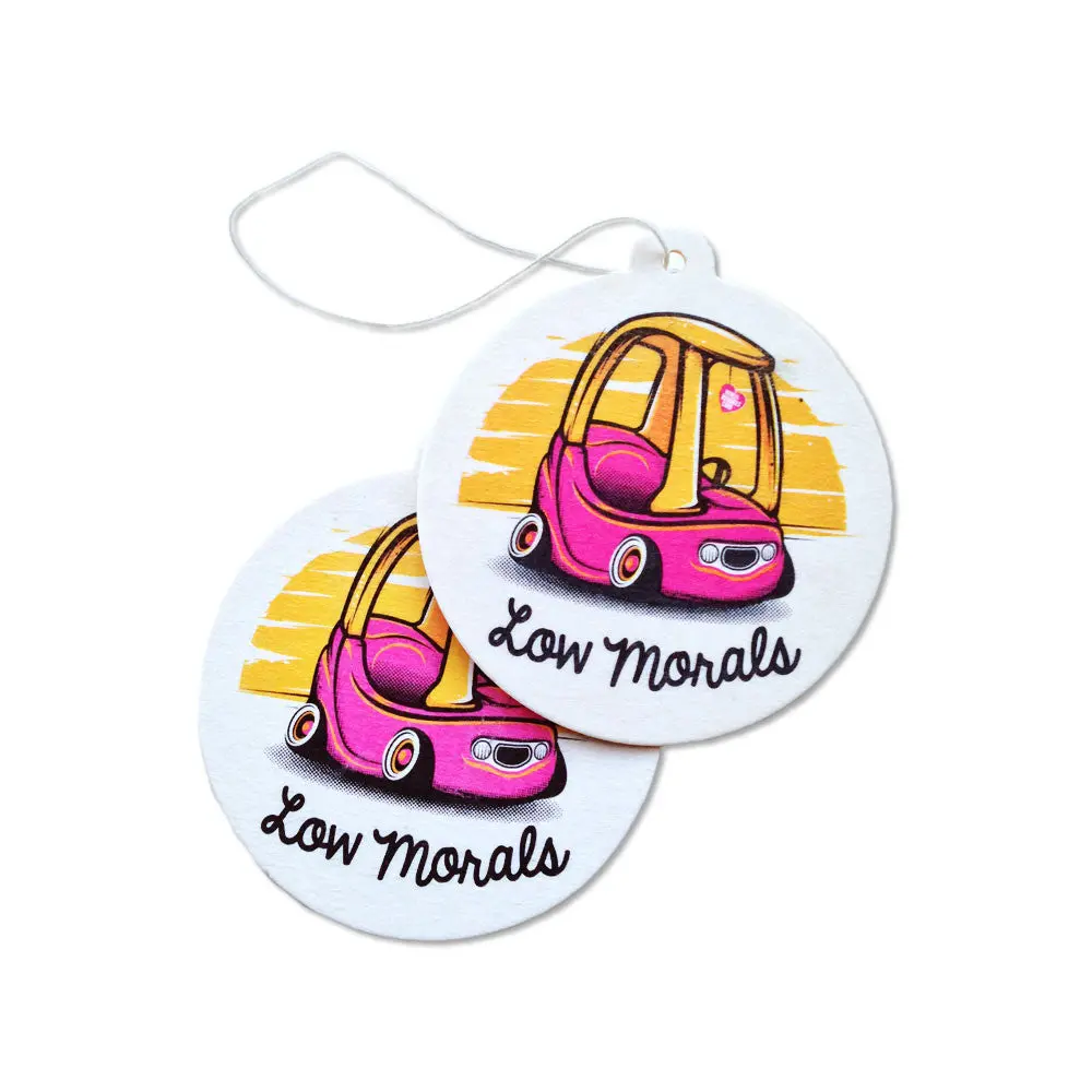 Low Morals (Pink) Air Freshener Pack 1