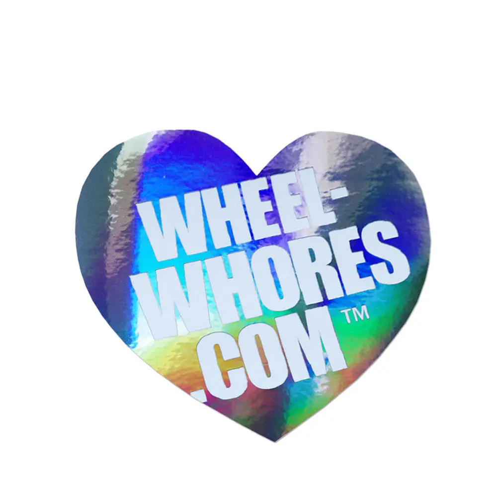 Holographic Heart Sticker 1