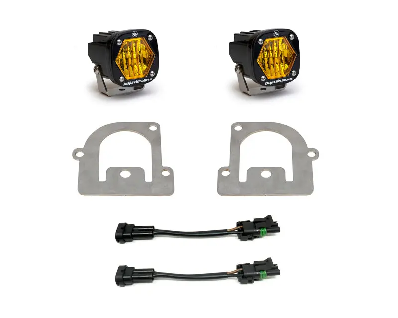 Baja Designs 21+ Ford Bronco Sport S1 Wc Led Fog Pocket Light Kit - Amber 2