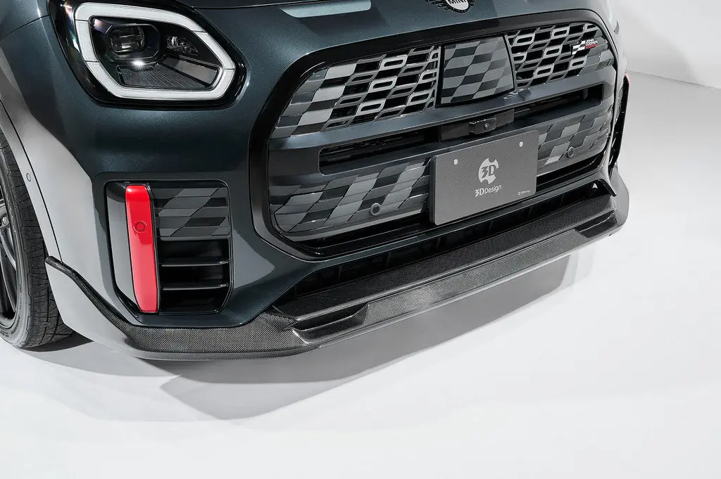 3D Design Mini U25 Countryman Jcw Carbon Front Lip 1