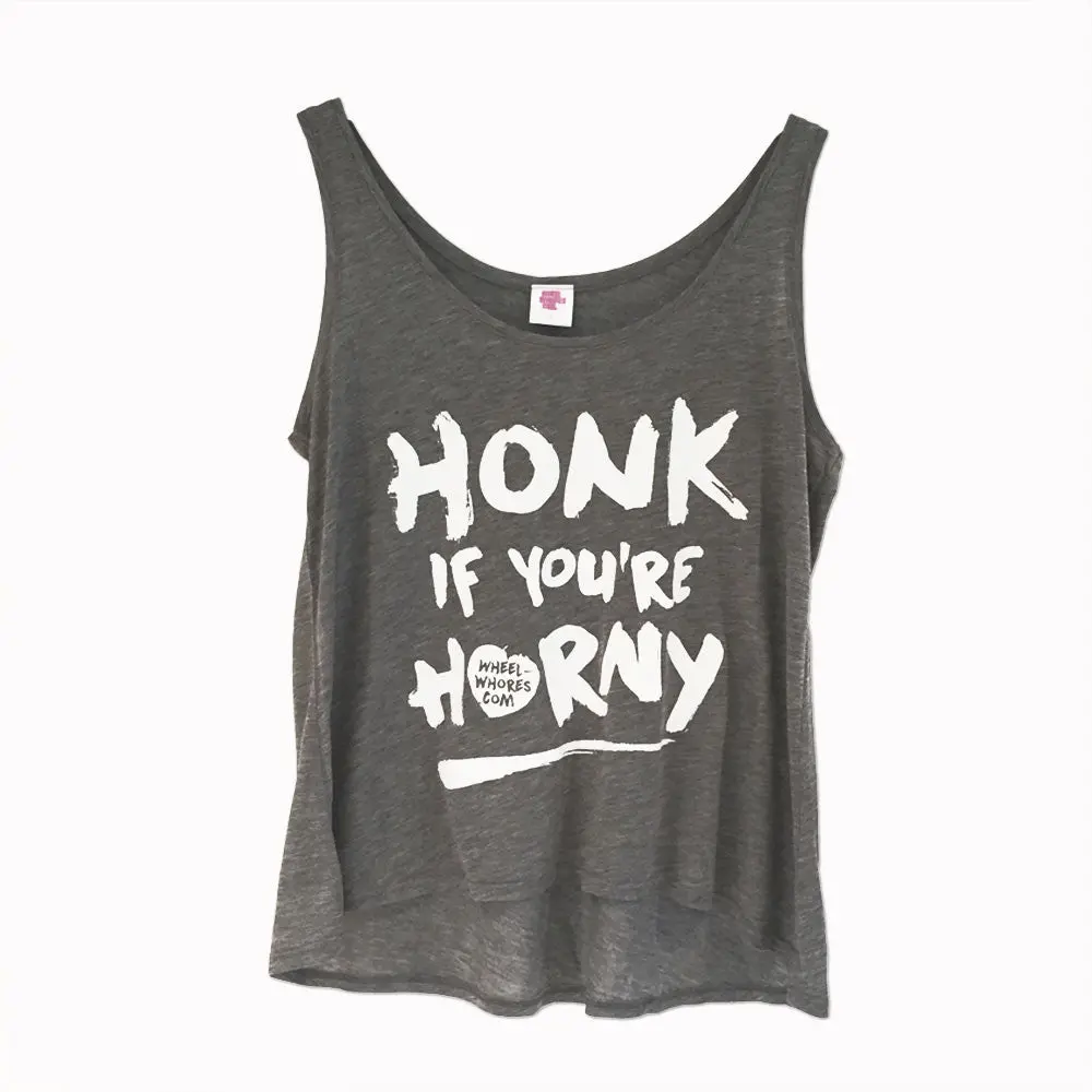 Honk If You're Horny (Heather Grey Vest) 1