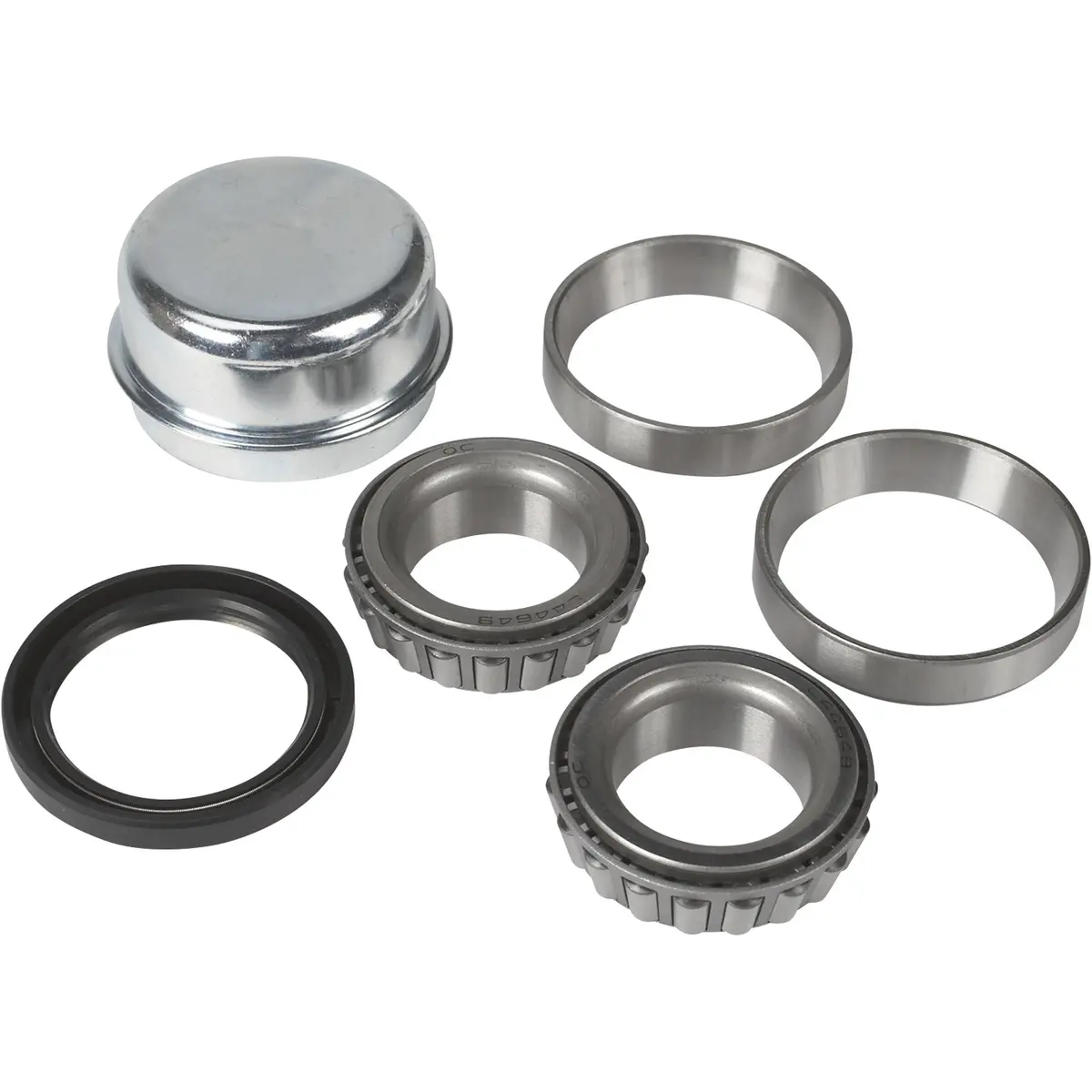 5712582 Ultra-Tow High-Performance Hub Bearing/Seal Kit, 1In. Inner Bearing, 1In. Outer Bearing, 1 1/4In. Double-Lip Spring-Loaded Oil Seal, 1.98In. Dust Cap, Model# 5712582 Northstar 1