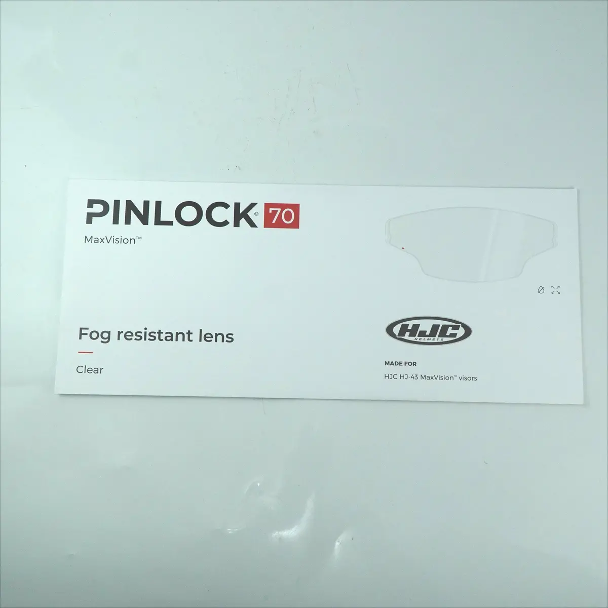 Hjc Helmet Pinlock Sparepart Hj-43 For F31 And I31 (Clear) 1