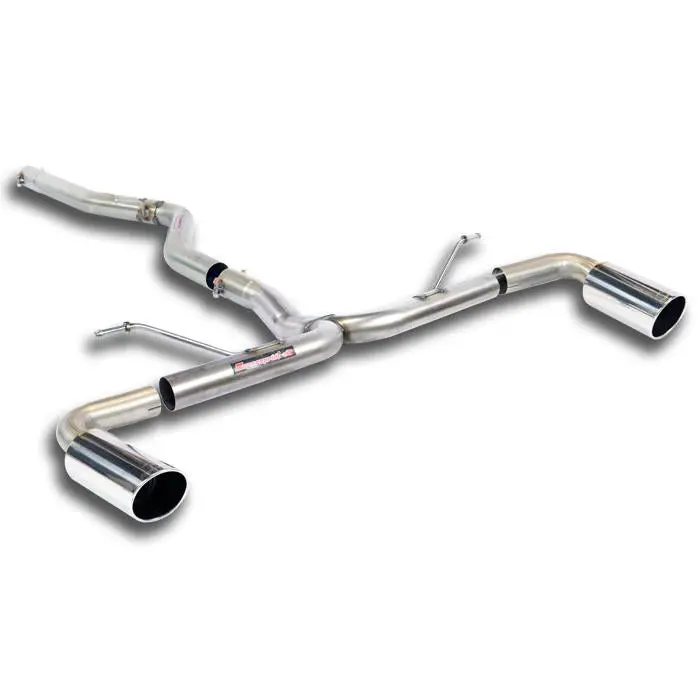 Supersprint Bmw F30 / F31 2012 -> 2015 Connecting Pipe + Rear Pipe Right O90 - Left O90(Muffler Delete) 1