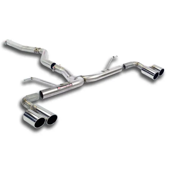 Supersprint Bmw F30 / F31 2012 -> 2015 Connecting Pipe + Rear Pipe Right Oo80 - Left Oo80(Muffler Delete) 1