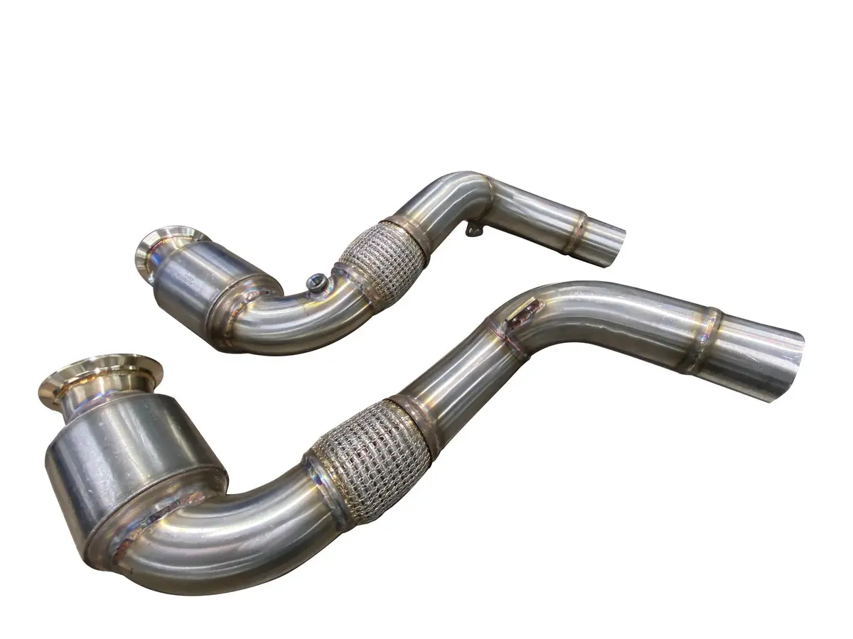 Active Autowerke S63 N63 Gesi Catted Downpipes | V8 Bmw X5 M And X6 M X5 X6 550I 650I 1