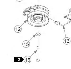 604271 Clutch Bolt Ref 16 Big Dog 1
