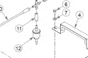 604323 Filter, Vapor System Ref 12 Big Dog 1