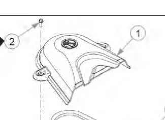 604337 Right Hand Pulley Cover Ref 1 Big Dog/Hustler 1