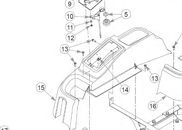 605083 Fender, Right Side Ref 15 Big Dog 1