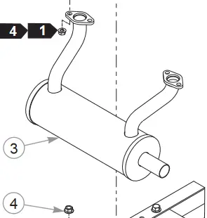 605793 Muffler For Kohler Big Dog 1