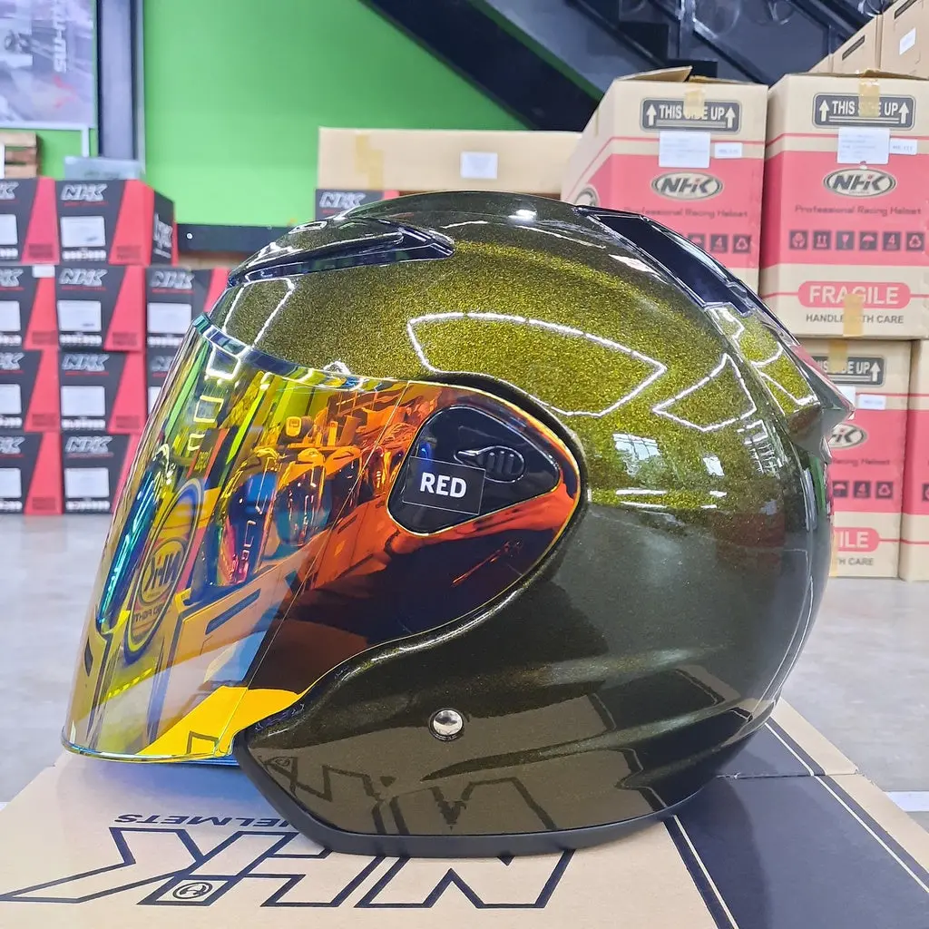 Nhk Helmet R6 V2 Solid (Army Green Glossy) 1