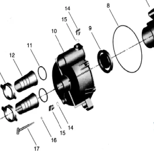 61-130 Pump Outer Housing Ref 10 Yamakoyo 1