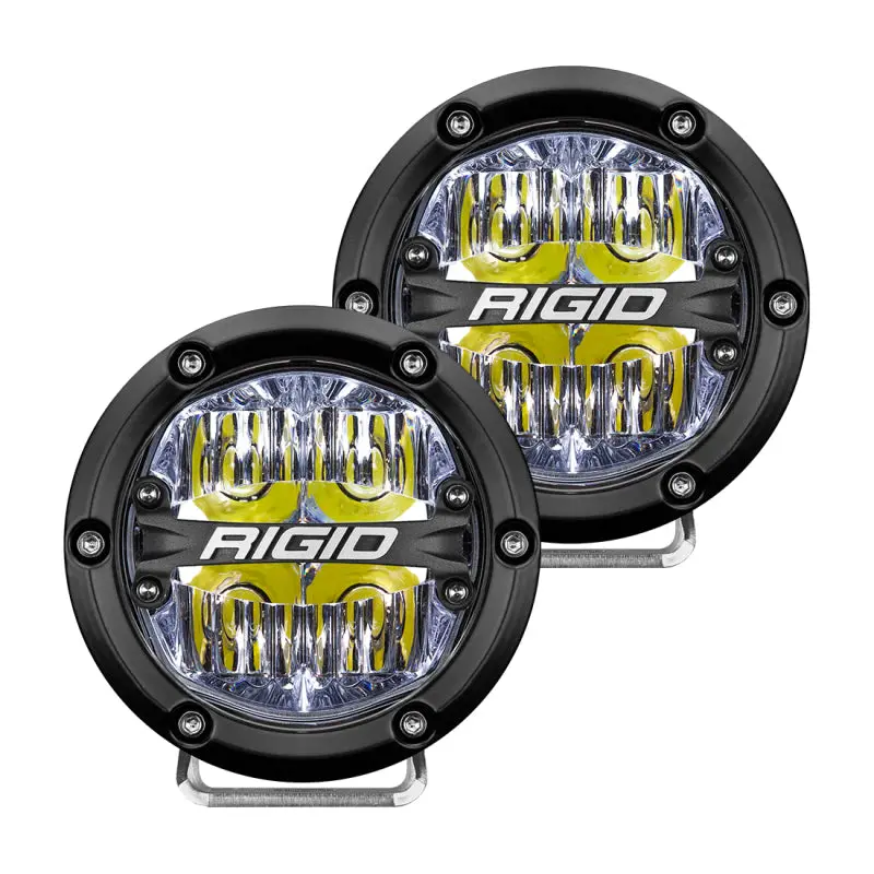 Rigid Industries 360-Series 4In Led Off-Road Drive Beam - White Backlight (Pair) 1