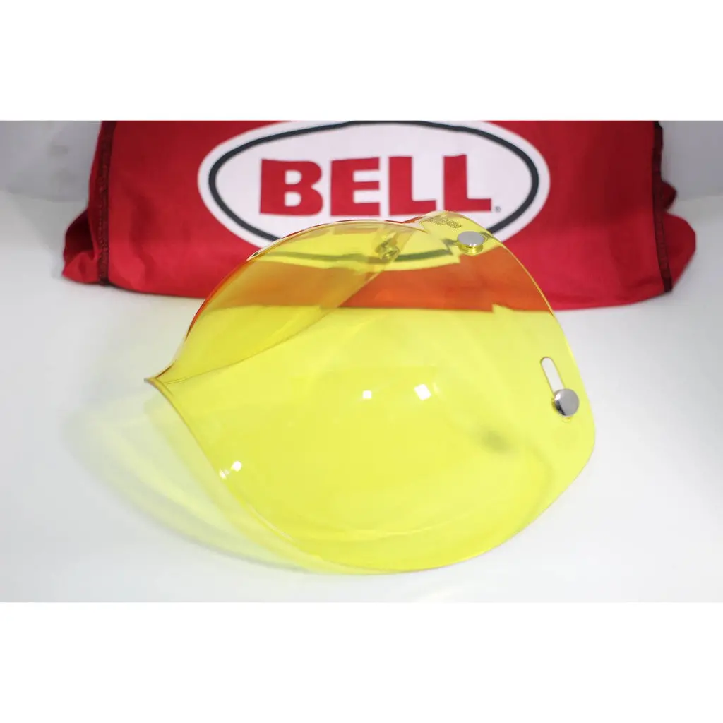 Bell Visor Sparepart For Custom 500 Ps-3 Snap (Bubble Shield Yellow) 1