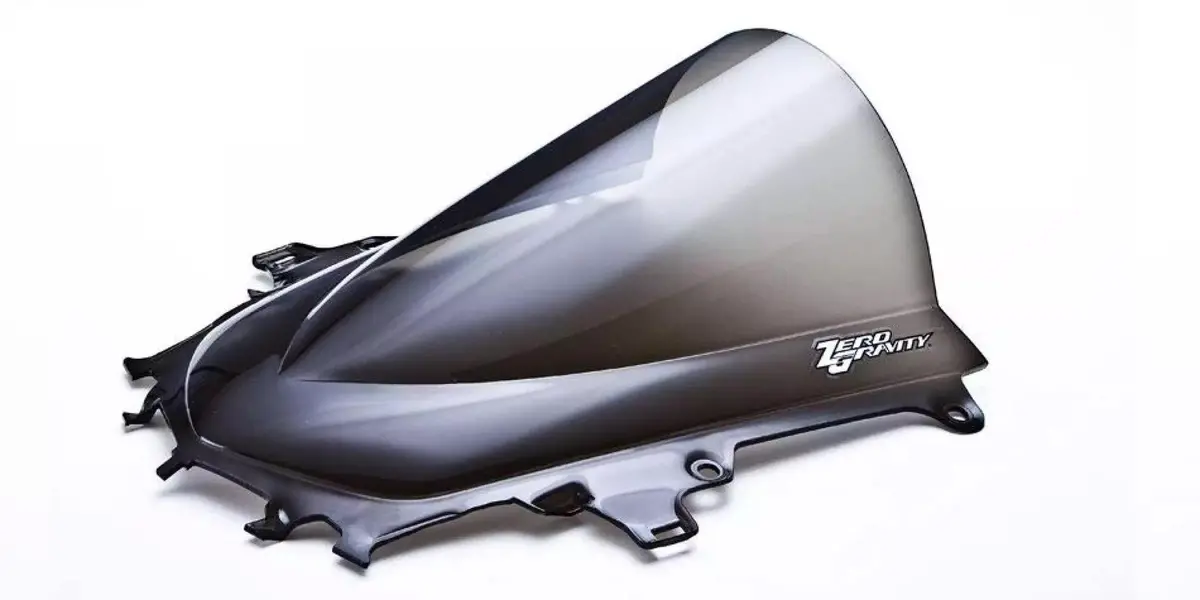 Zero Gravity Double Bubble Windscreen Fits For Yamaha Yzf R1m / R1 / R1s ('15-'18) (Light Smoke) 1