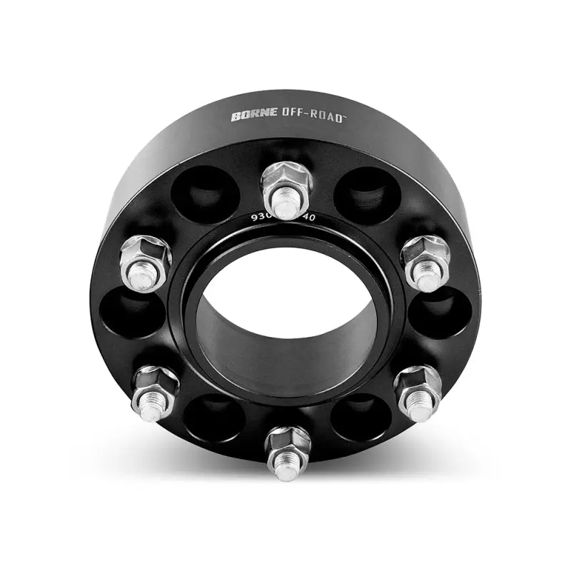 Mishimoto Borne Off-Road Wheel Spacers - 6X139.7 - 93.1 - 35Mm - M12 - Black 1