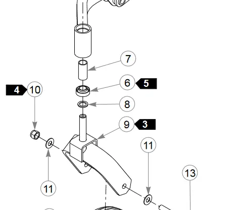 712976 Flat Washer  0.531X1.375X0.125 Big Dog 1