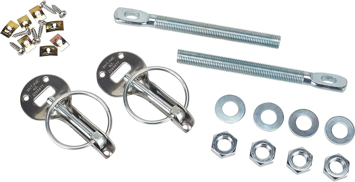 Metal Hood Pin Kit 1