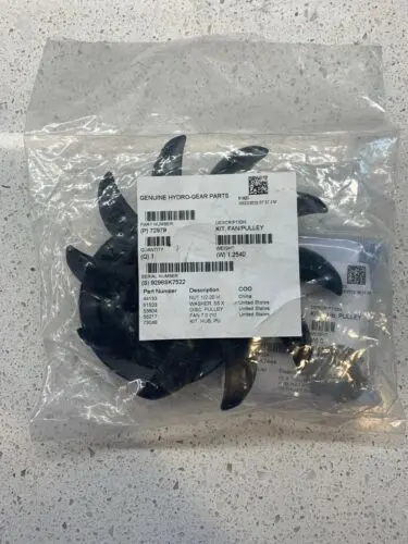 72979 Fan Pulley Kit Hydrogear 1