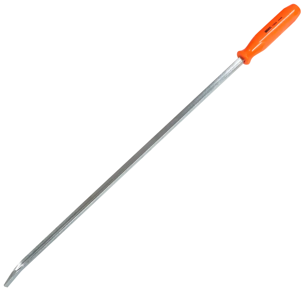 Screwdriver Handle Pry Bars, Curved Nickel Plated Blades 1