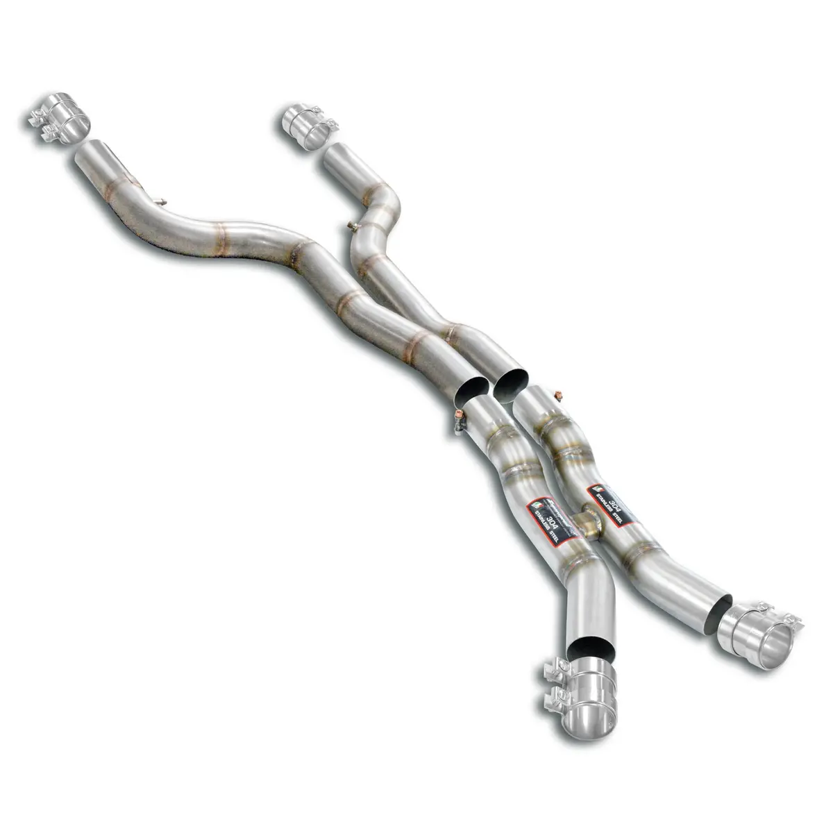 Supersprint Bmw G8x M3 / M4 Resonator Deleting Package -Accepts The Std - Oem Muffler 1