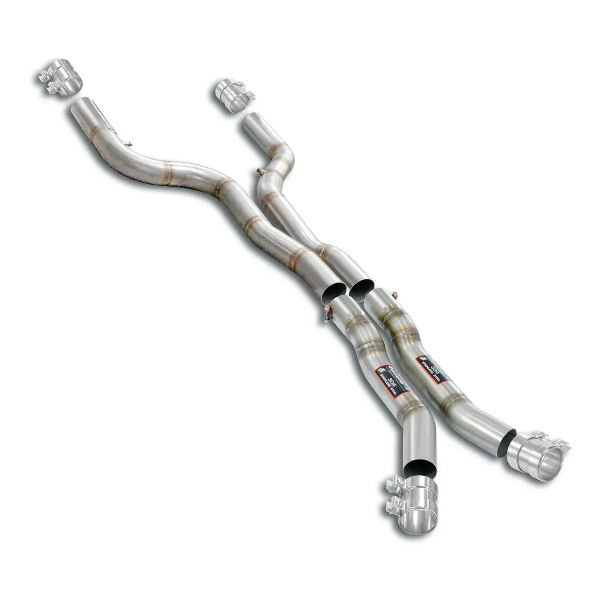 Supersprint Bmw G87 M2 Resonator Deleting Package -Accepts The Std - Oem Muffler 1