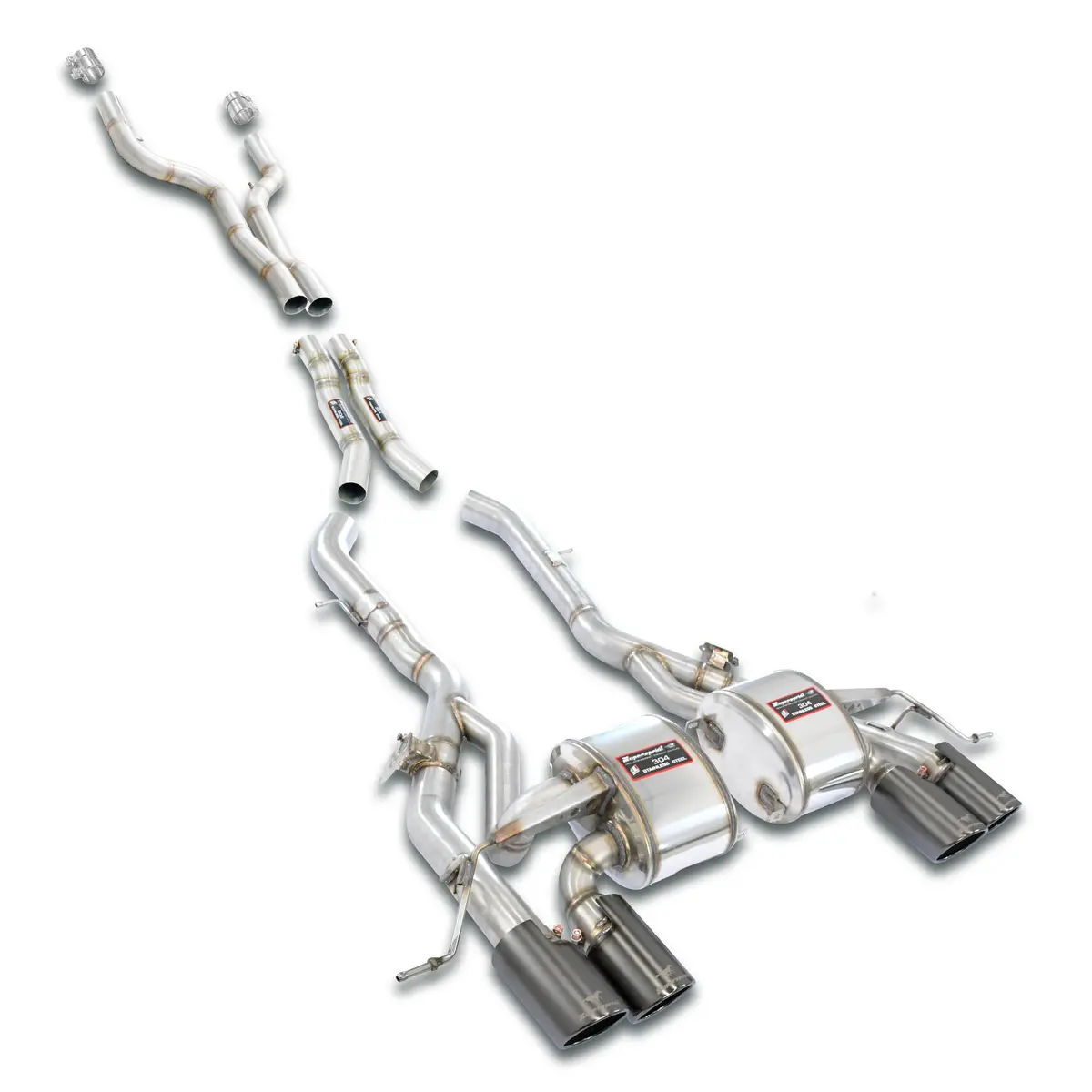 Supersprint Bmw G87 M2 Resonator Deleting Package - Complete 1