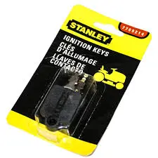7769214 Ignition Key ( Set Of 2 ) Black Cover Stanley Fm277 1