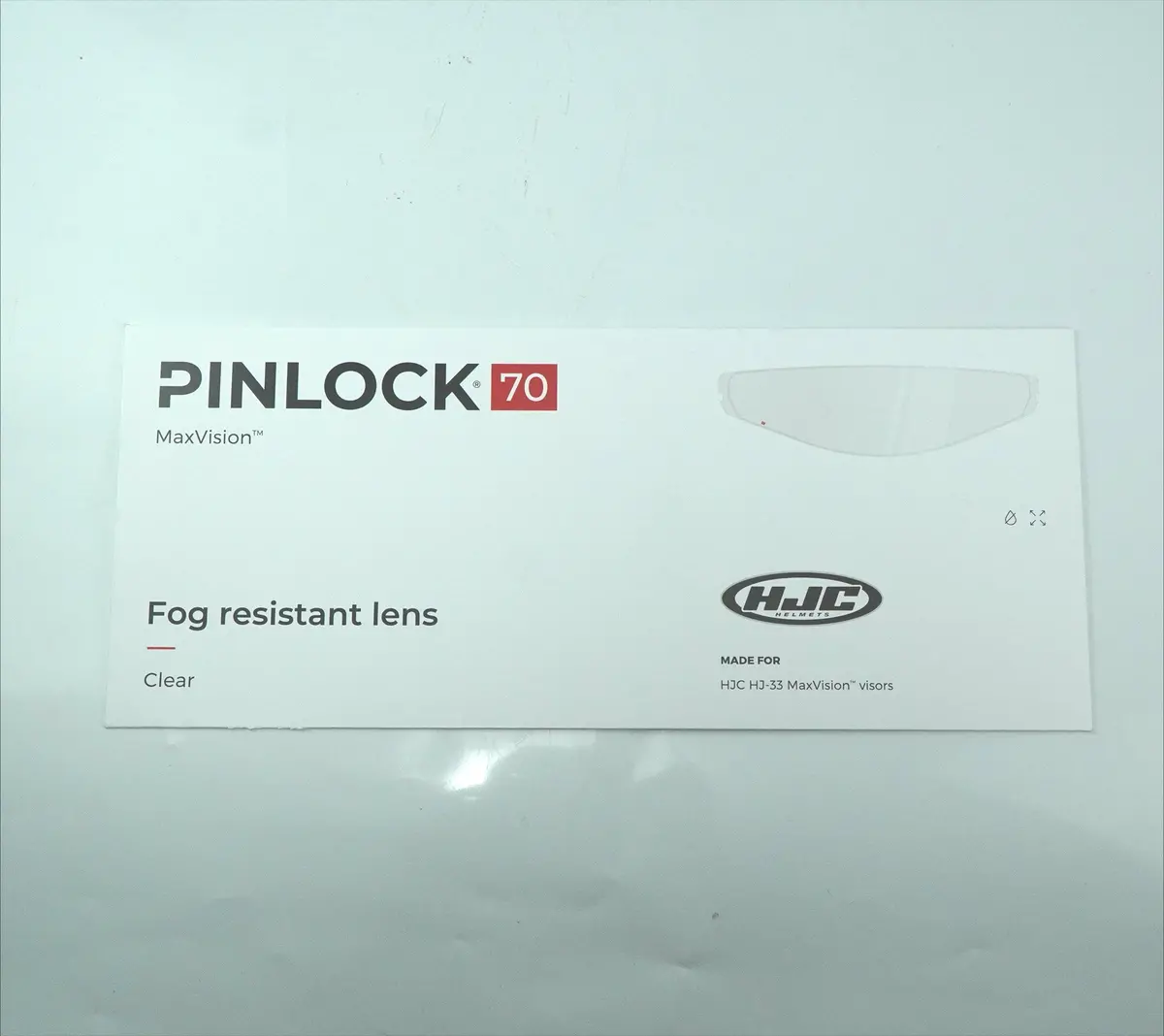 Hjc Helmet Pinlock Sparepart Hj-33 For I90 And I91 (Clear) 1