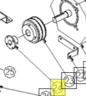 777790 Bushing 1" Shaft Reference 24 Shown Northstar 1