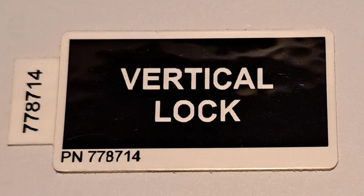 778714 Ns Decal - Vertical Lock Northstar Nsfm6 1