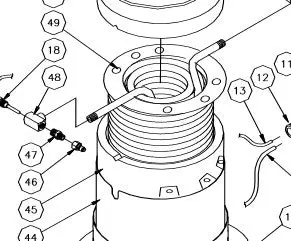 779228 Hot Water Heating Coil For Northstar Hot Water Pressure Washer Reference 49 Shown Now Use 790017 1