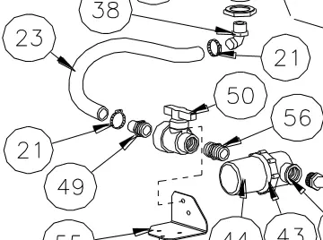 780441 Ball Valve Northstar Sprayer 1
