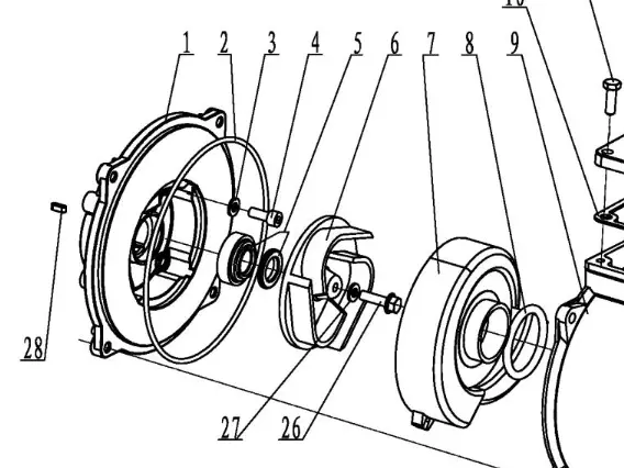 782653 O-Ring Reference 2 Shown  4 Inch Pump Northstar W2 / Sh / 4Inbox Sfi 1