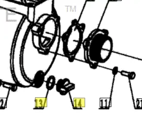 782854 Plug And O-Ring Kit Ref 13 And 14 Shown 2 Inch Northstar Water Pumps Ns1/W2 1