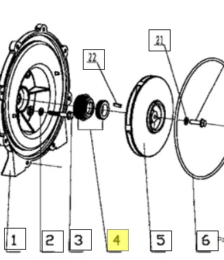 782991 Mechanical Seal 3" Ref 4 Northstar Fm29 / W5 Sfi 1