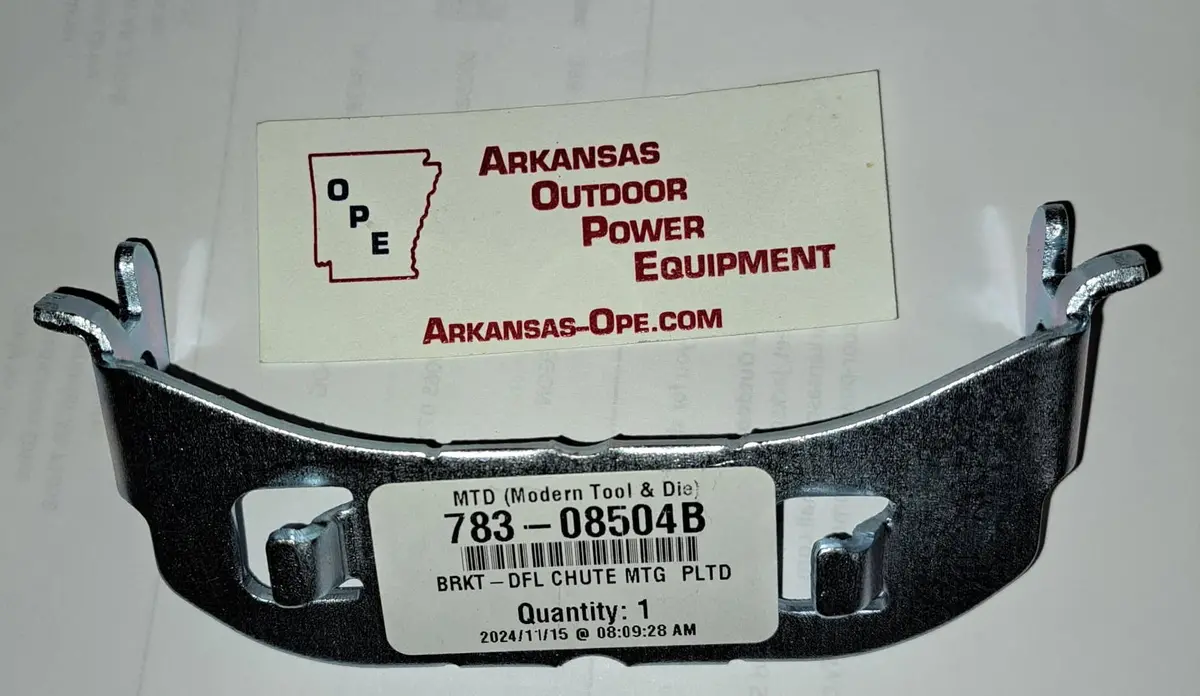 783-08504B Bracket, Deflector Chute Mtd/Craftsman 1