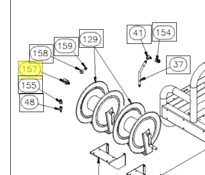 783426 Swivel Fitting Ref 157 Northstar 1