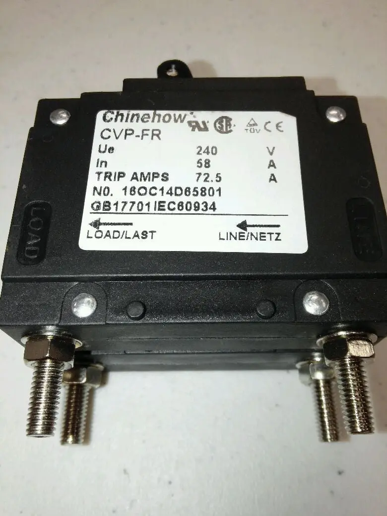 783966 Circuit Breaker 58 Amp Double Pole Northstar Nsfm8 / W2 S-444 Sfi 1