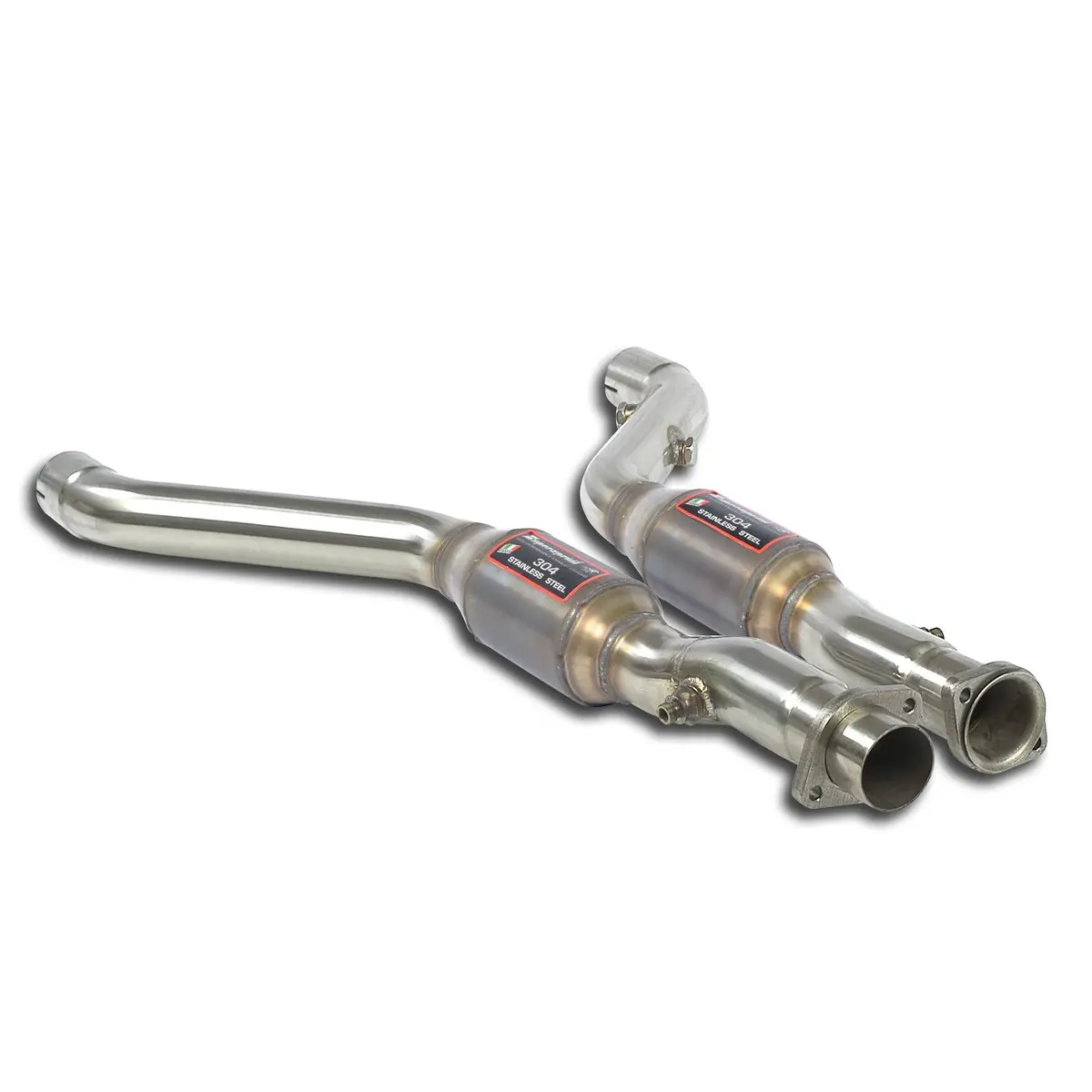 Supersprint Bmw 5 Series E34 Front Metallic Catalytic Converter Right - Left 100 Cpsi 1
