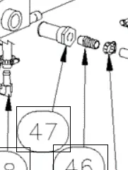 790265 4 " Suction Strainer Ref 47 Northstar 1