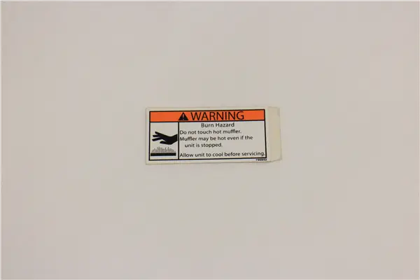 790852 Ns Decal - Burn Hazard Warning Northstar 1