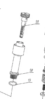 791075 Breather Plug & Dipstick Kit Ref 58/59 Northstar 1