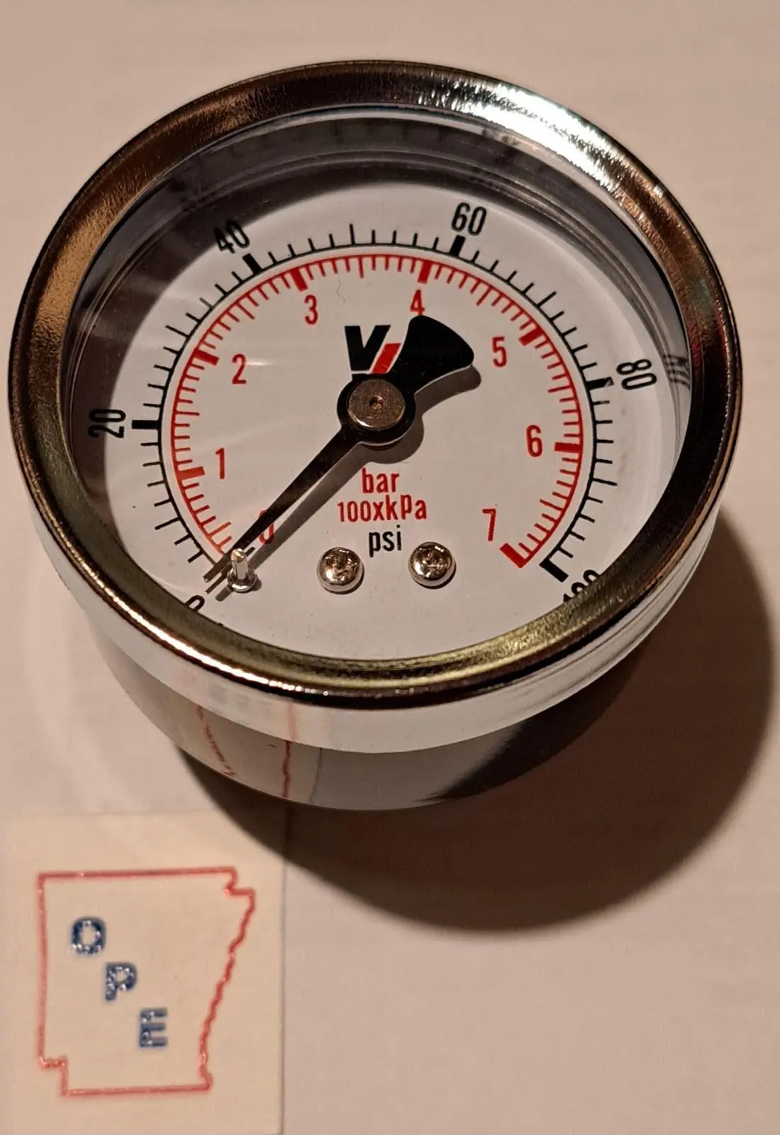 791465 Pressure Gauge Nothstar Sprayer Wh2 S-444 1